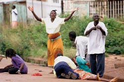 Blutiger Religionskonflikt in Nigeria.