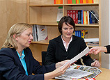 7:30 Pressestelle CDU/CSU-Fraktion: Christiane Schwarte & Verena Herkenhoff.