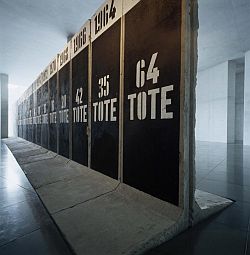 Reste der Berliner Mauer als Teil des Mauermahnmals im Parlamentsviertel