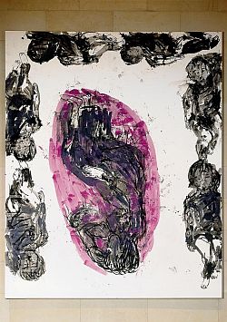 Leinwandgemälde "Friedrichs Melancholie" von Georg Baselitz