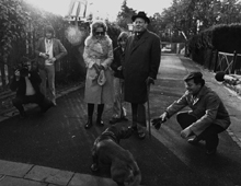 Günter Guillaume (r.) mit Ruth und Willy Brandt