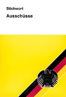 Broschüre: Ausschüsse