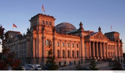 Aussenansicht des Reichstagsgebäudes