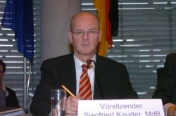 Siegried Kauder, Vorsitzender des 1. Untersuchungsausschusses