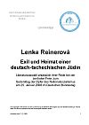 Literaturtipp: Lenka Reinerová - Exil und Heimat einer deutsch-tschechischen Jüdin