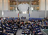 Namentliche Abstimmung zum Haushaltsbegleitgesetz am 19. Mai 2006 im Plenum des Bundestages.