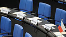 Bild: Sitzreihen im Plenarsaal während der COSAC.