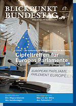 Coverbild Blickpunkt Bundestag 03/2007