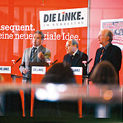 Pressekonferenz der Fraktionsführung.