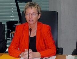 The constituent meeting of the Petitions Committee: Committee chairwoman Kersten Naumann (The Left Party)