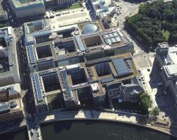 Luftaufnahme des Parlamentsviertels: Jakob-Kaiser-Haus