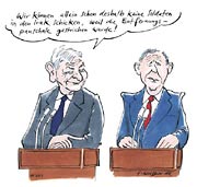 Karikatur von Freimut Woessner