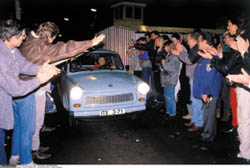 Fall der Berliner Mauer am 9.11.89