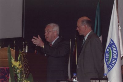 Senator Robert del Picchia (links) und Vizepräsident Dr. Norbert Lammert