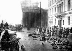 Fotografie: Putschisten am Brandenburger Tor