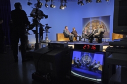 Foto: Fernsehstudio des Deutschen Bundestages