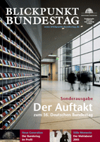 Sonderausgabe: Konstituierung des 16. Deutschen Bundestages