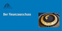 Cover: Infoflyer zum Finanzausschuss im Deutschen Bundestag