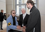 Bundestagsvizepräsidentin Hasselfeldt eröffnet neues Tastmodell für Blinde, Klick vergrößert Bild
