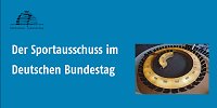 Cover: Infoflyer zum Sportausschuss des Deutschen Bundestages