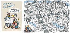 Kindermalbogen vom Bundestag: Labyrinth - Wie kommen wir zum Bundestag