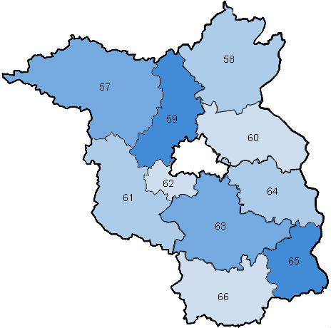 Wahlkreise in Brandenburg