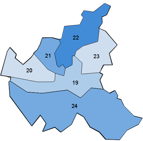 Wahlkreise in Hamburg