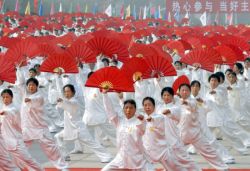 Fächertänzerinnen in China