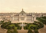 Das Reichstagsgebäude.