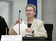 Kersten Naumann eroeffnet die Sitzung des Petitionsausschusses, Klick vergrößert Bild