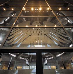 The Bundestag eagle in the plenary chamber