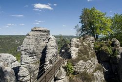 Elbsandsteingebirge in Sachsen