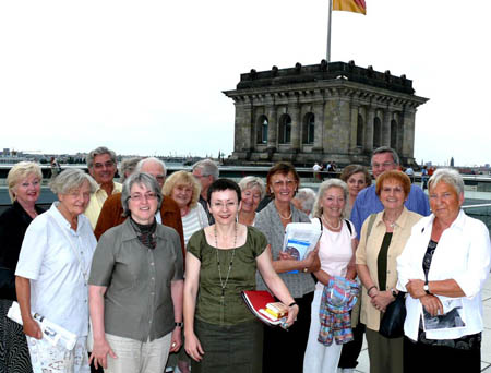 Kunstfreunde aus dem Raum Calw waren auf Einladung der SPD-Bundestagsabgeordneten Renate Gradistanac in Berlin. Privatbild