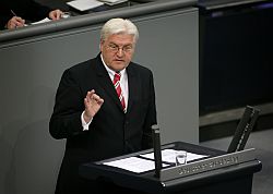 Frank-Walter Steinmeier (SPD) sprach zu Operation Enduring Freedom