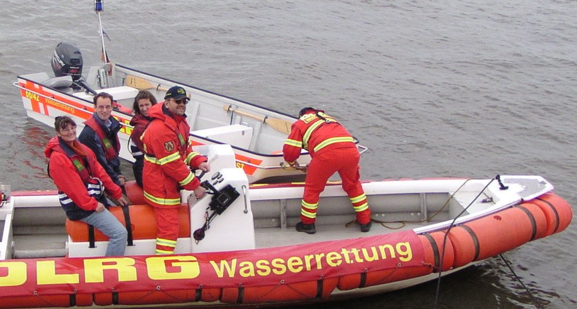 "Ritt" auf der Elbe