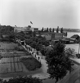 Blick auf die Pädagogische Akademie in Bonn