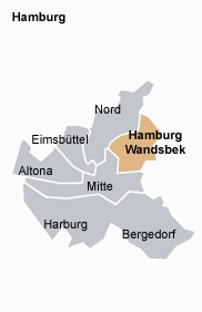 Wahlkreiskarte des Wahlkreises 023