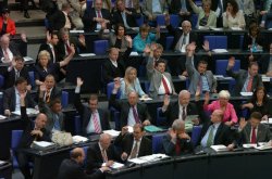 Abgeordnete im Plenum