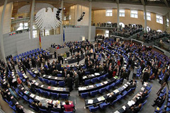 Plenum des Bundestages