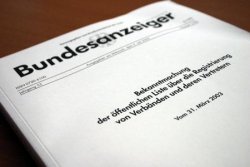 Titelblatt eines Bundesanzeigers