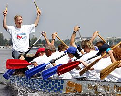 Drachenboot-Rennen