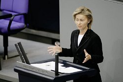 Familienministerin Ursula von der Leyen