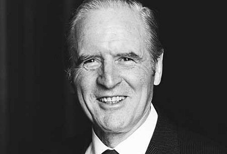 Bundestagspräsident und späterer Bundespräsident: Karl Carstens.