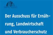 Cover Infoflyer: Ausschuss für Ernährung, Landwirtschaft und Verbraucherschutz