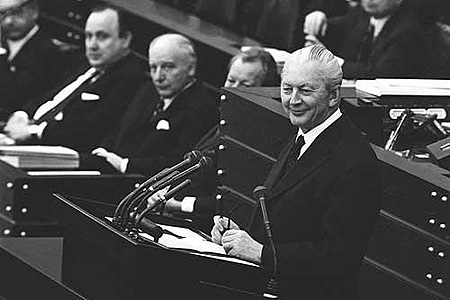 23.02.1972: Altbundeskanzler Kurt Georg Kiesinger