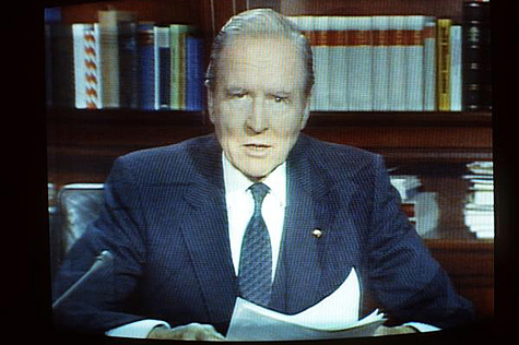 Fernsehübertragung am 07.01.1983