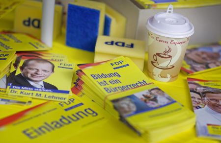 Wahlkampfwerbung von der FDP