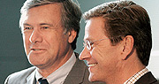 Bild: Wolfgang Gerhardt und Guido Westerwelle