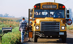 Schulbus, Klick vergrößert Bild