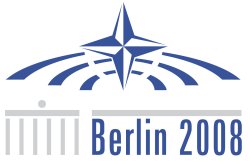 Logo der Versammlung der NATO in Berlin, 2008